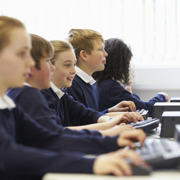 Children learning in the classroom